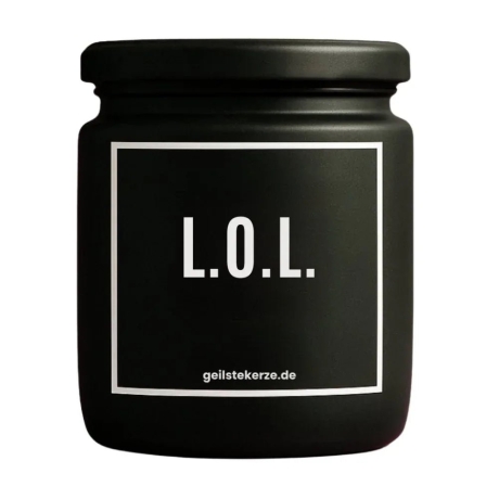 Duftkerze „Duftkerze I L.O.L. „Laughing out loud““