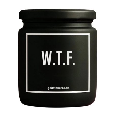 Duftkerze „Duftkerze I W.T.F. „what the fuck““