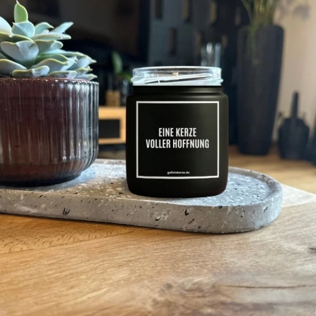 Duftkerze „EINE KERZE VOLLER HOFFNUNG“ – Geschenk beste Freundin