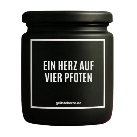 Duftkerze „EIN HERZ AUF VIER PFOTEN“