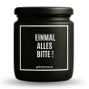 Duftkerze „Einmal Alles Bitte“ – Geschenk für die Freundin