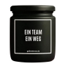 Duftkerze „EIN TEAM EIN WEG“ – Geschenk fürs Büro