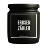Duftkerze „Erbsenzähler“ – lustiges Geschenk fürs Team