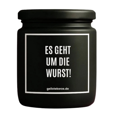 Duftkerze „ES GEHT UM DIE WURST!“