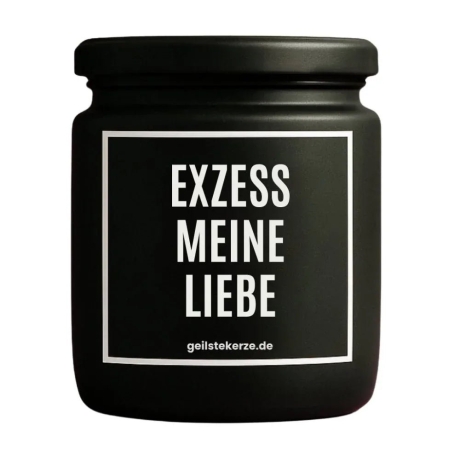 Duftkerze „Exzess Meine Liebe“