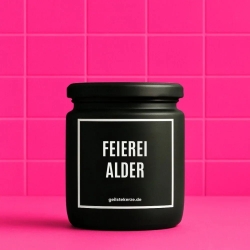 Duftkerze „Feierei Alder“ – Mitbringsel als Dankeschön