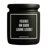 Duftkerze „FEIEREI UN GUDE LAUNE LEUDE!“ – Geschenk für Genießer