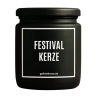 Duftkerze „Festivalkerze“ – Geschenk mit Spruch