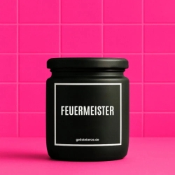 Duftkerze „Feuermeister“ – Geburtstagsgeschenk