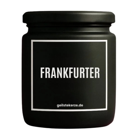 Duftkerze „Frankfurter“ – Geschenk zum Geburtstag für Männer
