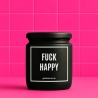 Duftkerze „Fuck Happy“ – lustiges Geschenk für sie