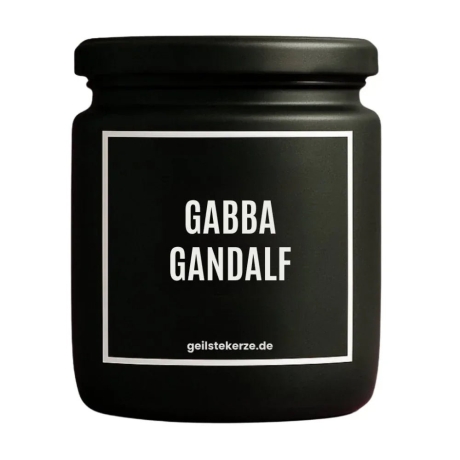Duftkerze „Gabba Gandalf“ – Geschenk für Technofans