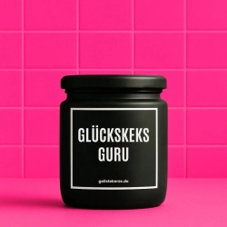 Duftkerze „Glückskeksguru“ – Aufmunterung Geschenk