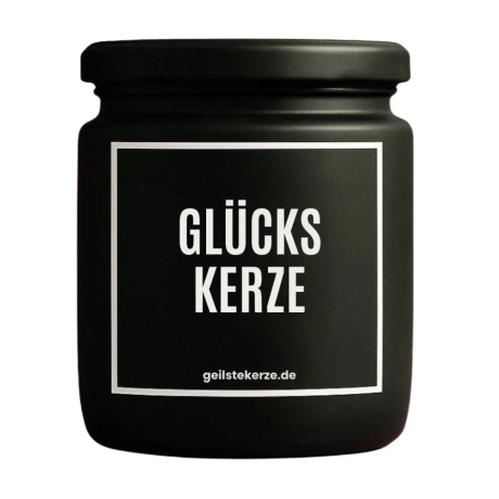 Duftkerze „Glückskerze“ – Dankeschön Geschenk