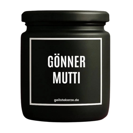 Duftkerze „Gönner Mutti“ – Geschenk für Mama
