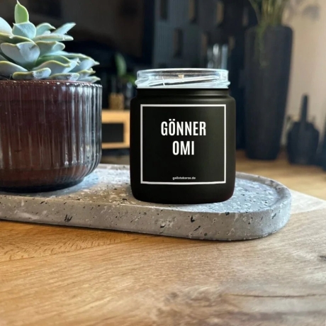 Duftkerze „Gönner Omi“ – Geschenk beste Freundin