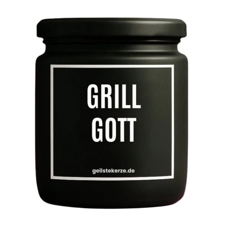 Duftkerze „Grillgott“ – Geschenk für Männer
