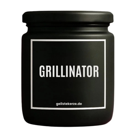 Duftkerze „Grillinator“ – Geschenk für Männer