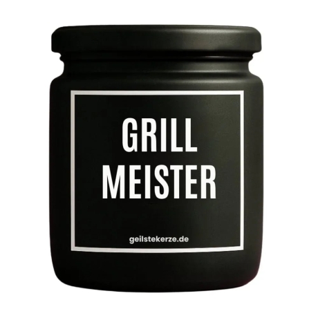 Duftkerze „Grillmeister“ – Geschenk für Männer