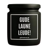 Duftkerze „Gude Laune Leude!“ – Geschenk für Genießer