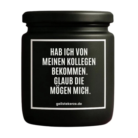 Duftkerze mit Spruch – lustiges Geschenk vom Team