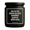 Duftkerze mit Spruch – lustiges Geschenk vom Team