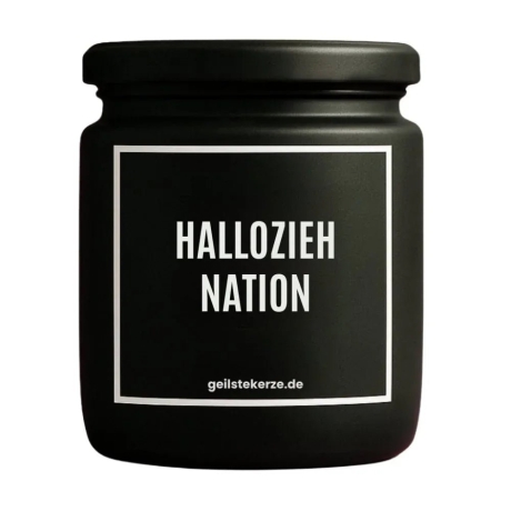 Duftkerze „Halloziehnation“ – lustiges Geschenk für sie