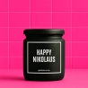Duftkerze „Happy Nikolaus“ – Weihnachtsgeschenk mit Spruch