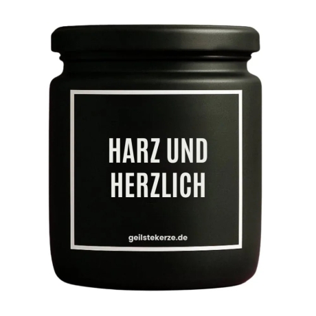 Duftkerze „Harz Und Herzlich“
