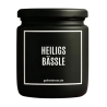 Duftkerze „Heiligs Bässle“ – Geschenk Kollege