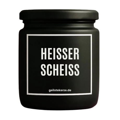 Duftkerze „Heisserscheiss“ – lustiges Geschenk für sie