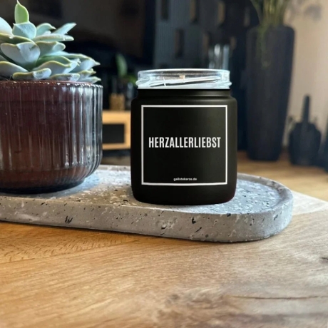 Duftkerze „Herzallerliebst“ – Geschenk für den Lieblingsmenschen
