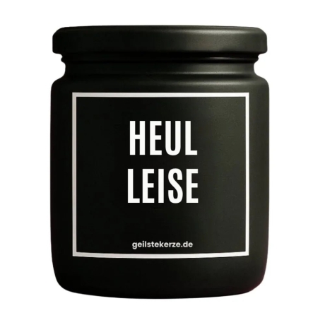 Duftkerze „Heul Leise“ – Wichtelgeschenk Büro