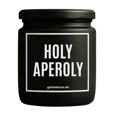 Duftkerze „Holy Aperoly“ – Geschenk für Weinliebhaber