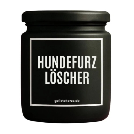Duftkerze „Hundefurzlöscher“ – Geschenk Hundebesitzer