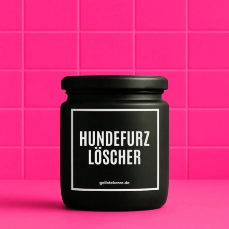 Duftkerze „Hundefurzlöscher“ – Geschenk Hundebesitzer