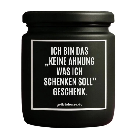 Duftkerze für alle, die alles haben – lustiges Geschenk