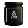 Duftkerze „Ich Dich Auch!“ – Geschenk zum Geburtstag für Männer