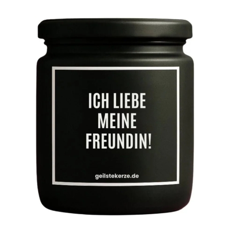 Duftkerze „ICH LIEBE MEINE FREUNDIN!“