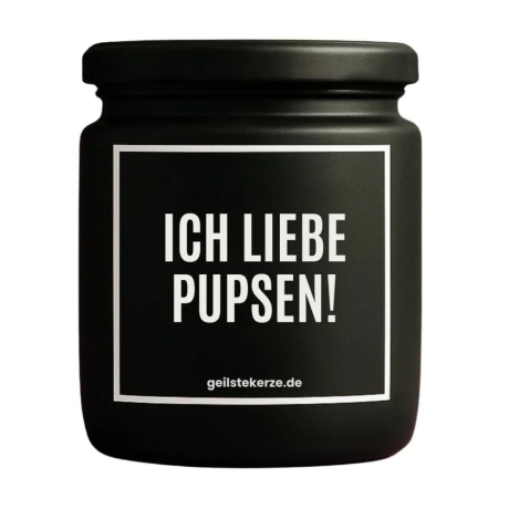 Duftkerze „Ich Liebe Pupsen!“