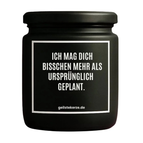 Duftkerze mit Spruch – Geschenk für den Lieblingsmenschen