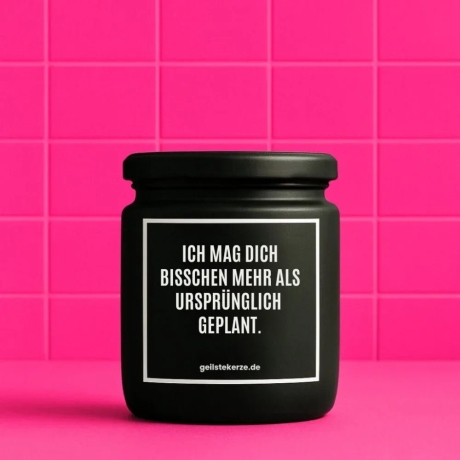 Duftkerze mit Spruch – Geschenk für den Lieblingsmenschen