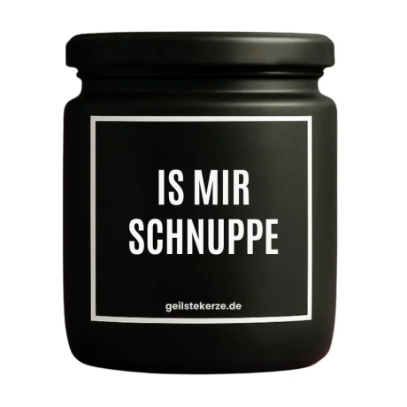 Duftkerze „Is Mir Schnuppe“ – Geschenk Kollege