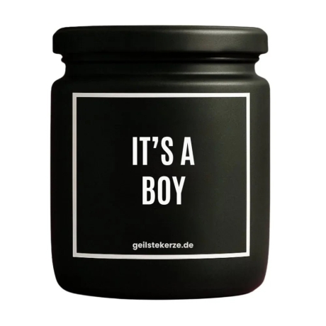 Duftkerze „It’s A Boy“ – Wichtelgeschenk Büro