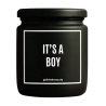 Duftkerze „It’s A Boy“ – Wichtelgeschenk Büro