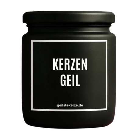 Duftkerze „Kerzengeil“ – Geschenk zum Geburtstag für Männer