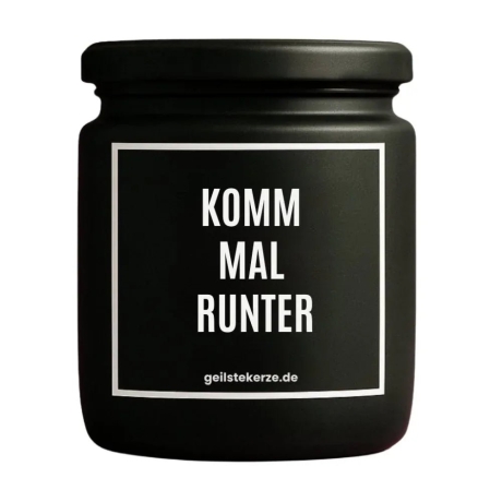 Duftkerze „Komm Mal Runter“ – Wichtelgeschenk Kollegin