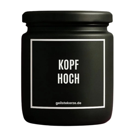 Duftkerze „Kopf Hoch“ – Aufmunterung Geschenk