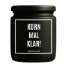 Duftkerze „Korn Mal Klar!“ – Geschenk für Weinliebhaber