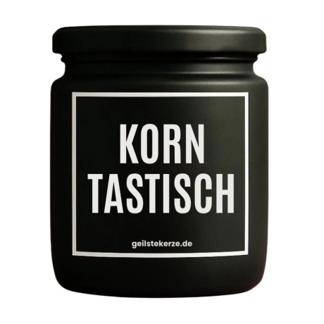 Duftkerze „Korntastisch“ – Geschenk mit Spruch